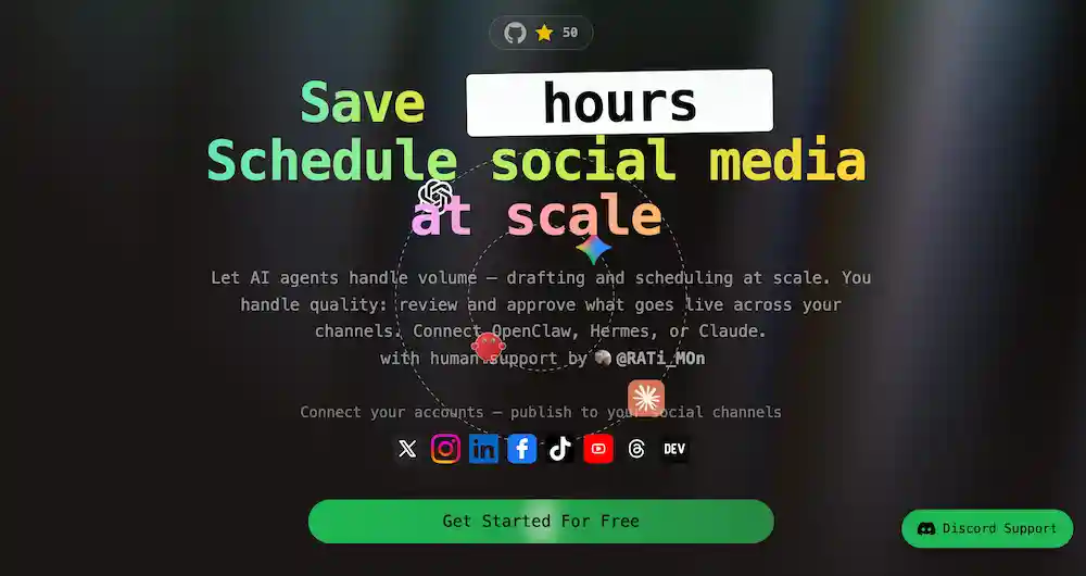 Save hours scheduling social media at scale