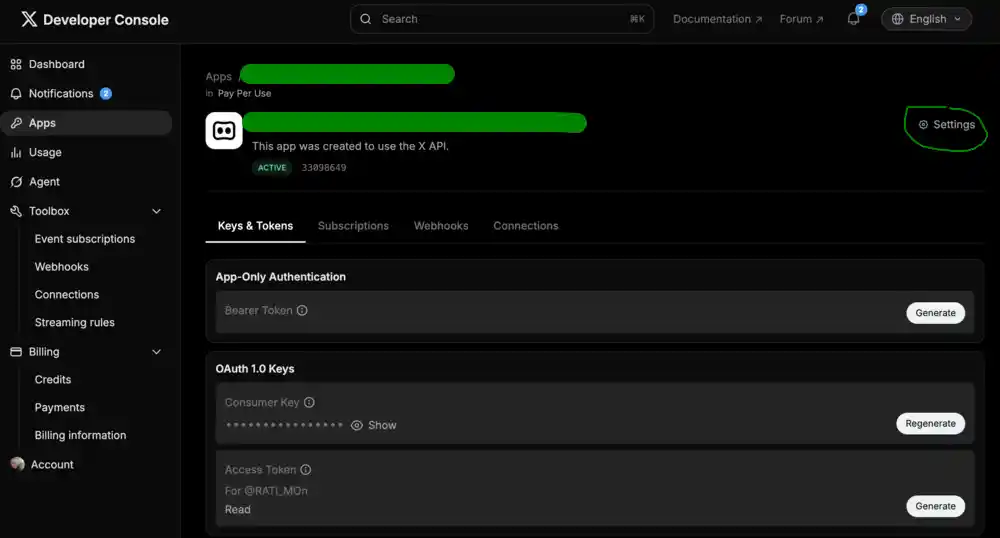 Configure Authentication Settings